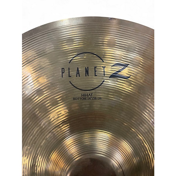 Used Zildjian 14in Planet Z Hi Hat Pair Cymbal