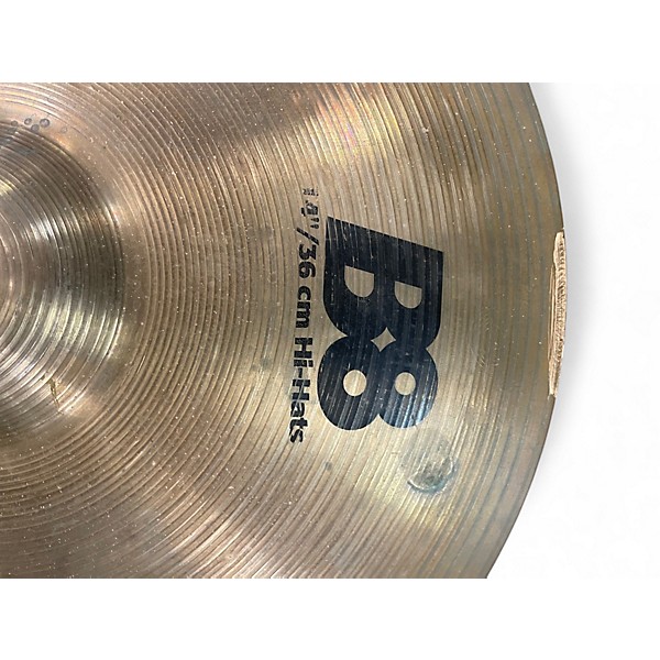 Used SABIAN 14in B8 Hi Hat Pair Cymbal