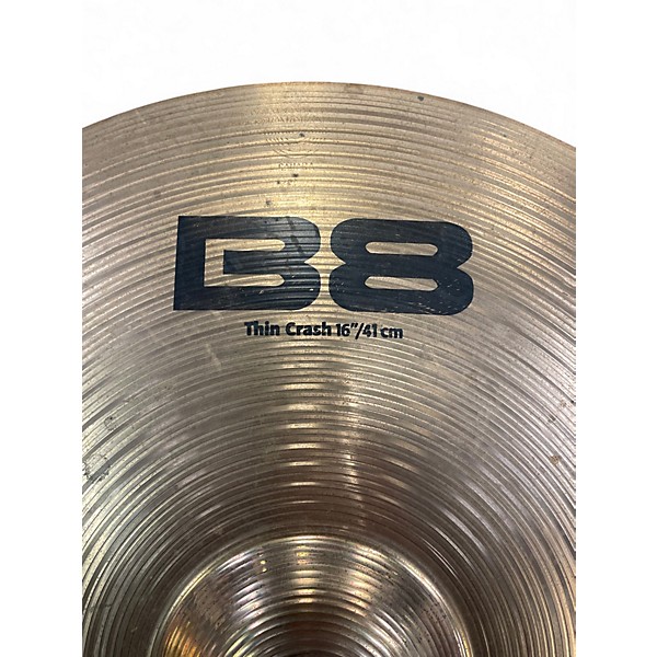 Used SABIAN 16in B8 Thin Crash Cymbal