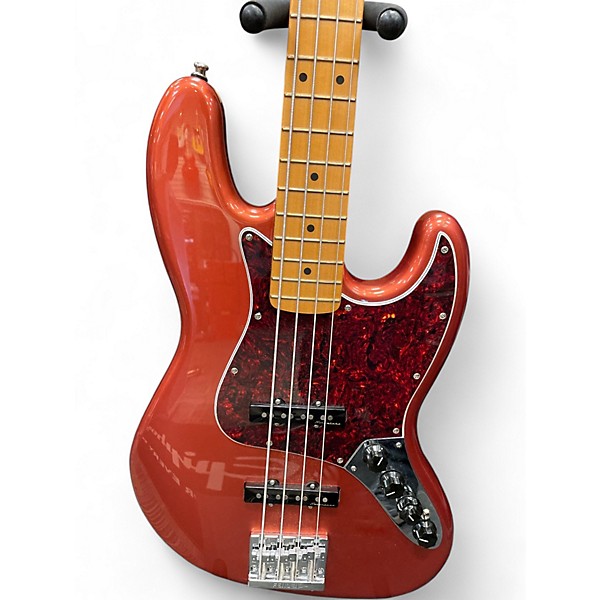 Used Fender Player Plus Active Jazz Bass Aged Candy Apple Electric Bass Guitar