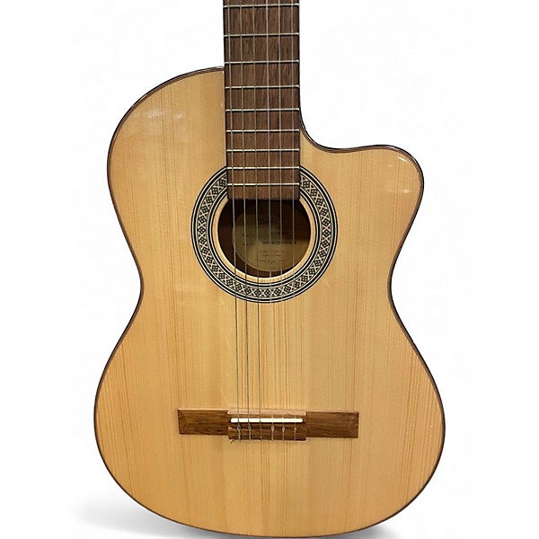 Used Lucero LC150SCE Natural Classical Acoustic Electric Guitar
