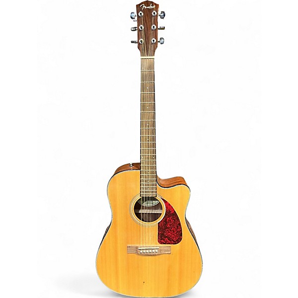 Used Fender CD140SCE Natural Acoustic Electric Guitar