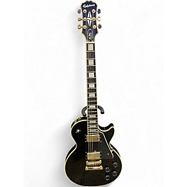 Used Epiphone Les Paul Custom Pro Ebony Solid Body Electric Guitar