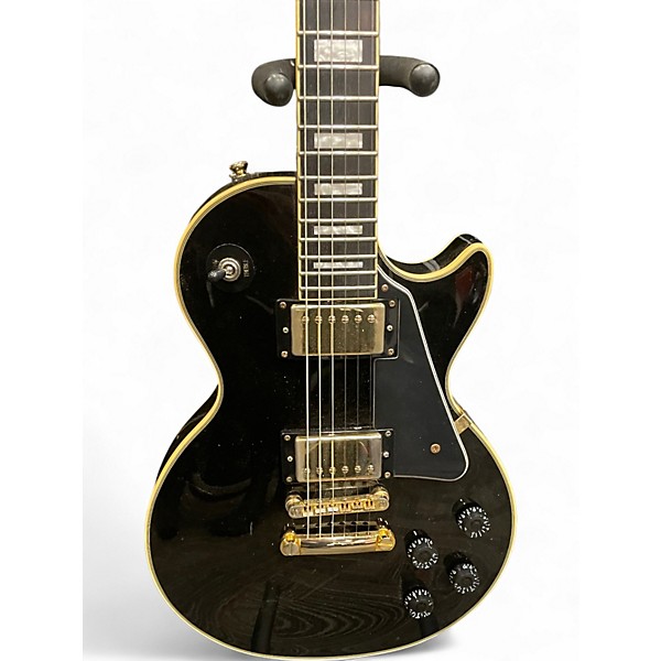 Used Epiphone Les Paul Custom Pro Ebony Solid Body Electric Guitar