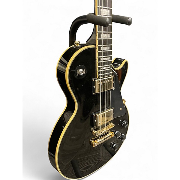 Used Epiphone Les Paul Custom Pro Ebony Solid Body Electric Guitar