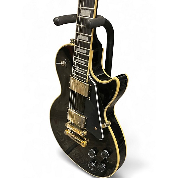Used Epiphone Les Paul Custom Pro Ebony Solid Body Electric Guitar