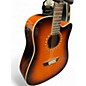 Used Washburn WD75SCE Sunburst Acoustic Electric Guitar