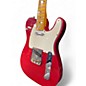 Used Fender POST MOD TELECASTER JOURNEYMAN Red Solid Body Electric Guitar