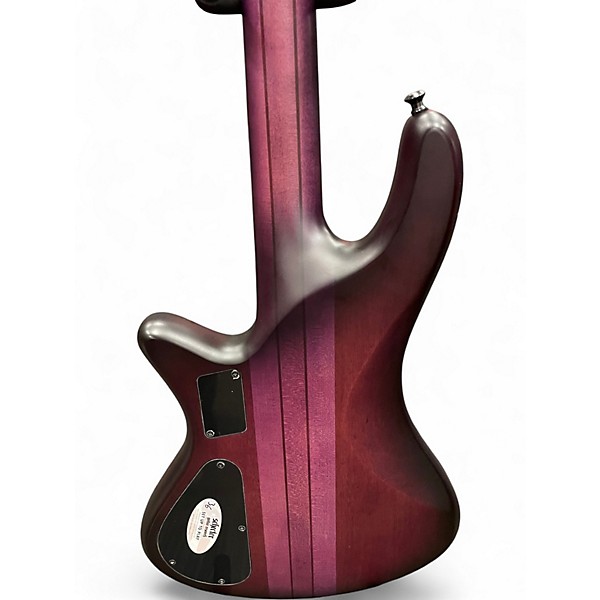 Used Schecter Guitar Research STILLETO STUDIO 4 Purple Electric Bass Guitar