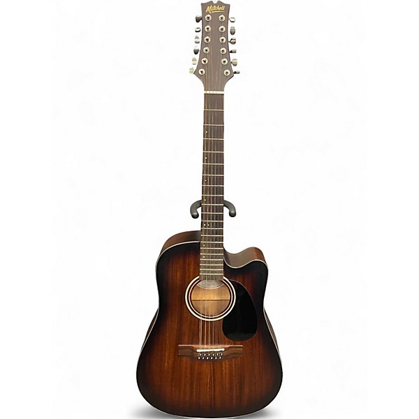 Used Mitchell T331-TCE-BST Mahogany 12 String Acoustic Electric Guitar