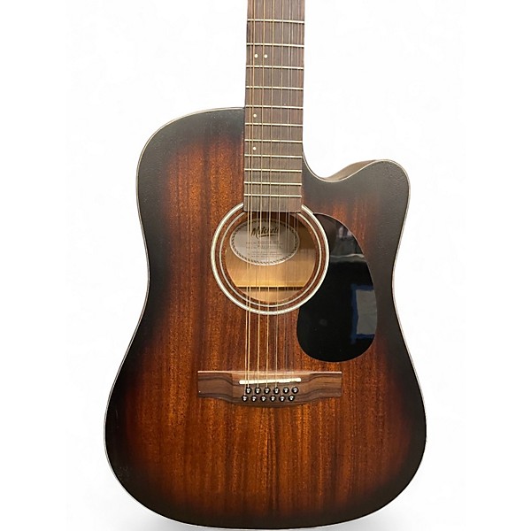 Used Mitchell T331-TCE-BST Mahogany 12 String Acoustic Electric Guitar