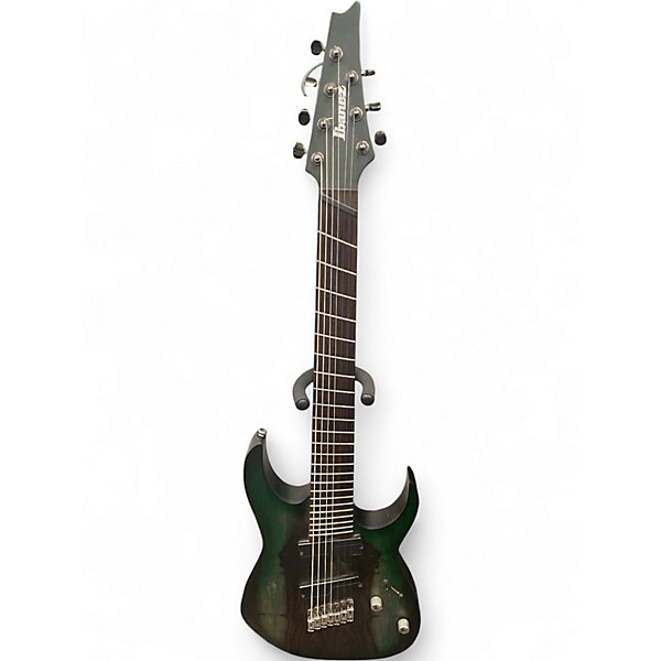 Used Ibanez RGIM7BC Green Solid Body Electric Guitar