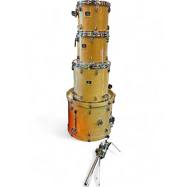 Used Yamaha 4 Piece Stage Custom Natural Drum Kit