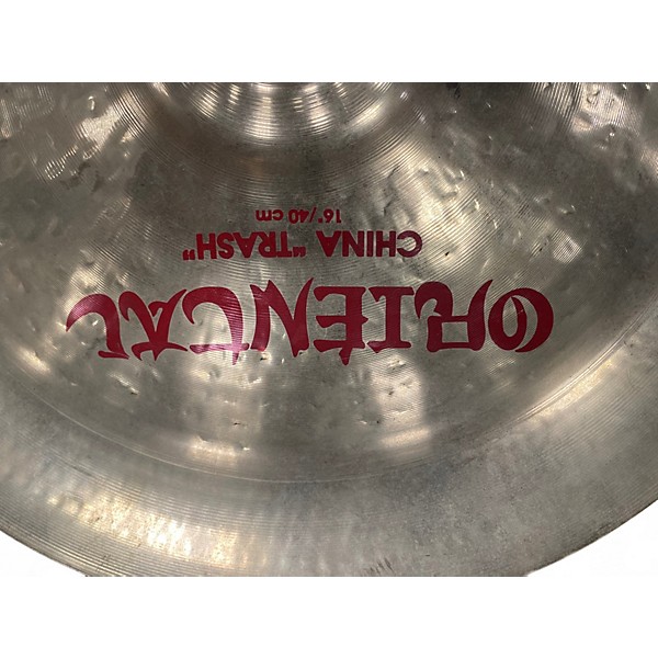 Used Zildjian 16in Oriental China Trash Cymbal