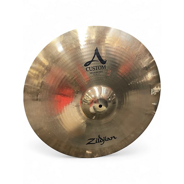 Used Zildjian 22in A Custom Medium Ride Cymbal