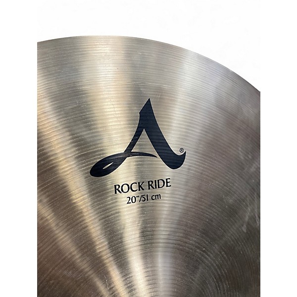 Used Zildjian 20in A Series Rock Ride Cymbal