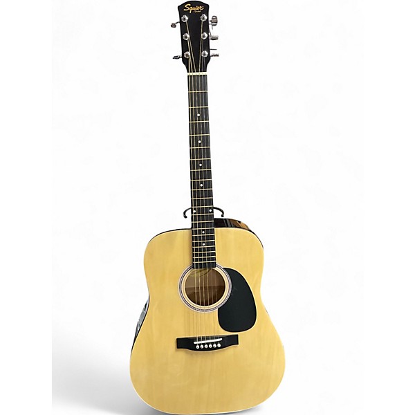 Used Squier ACOUSTIC GUITAR Natural Acoustic Guitar