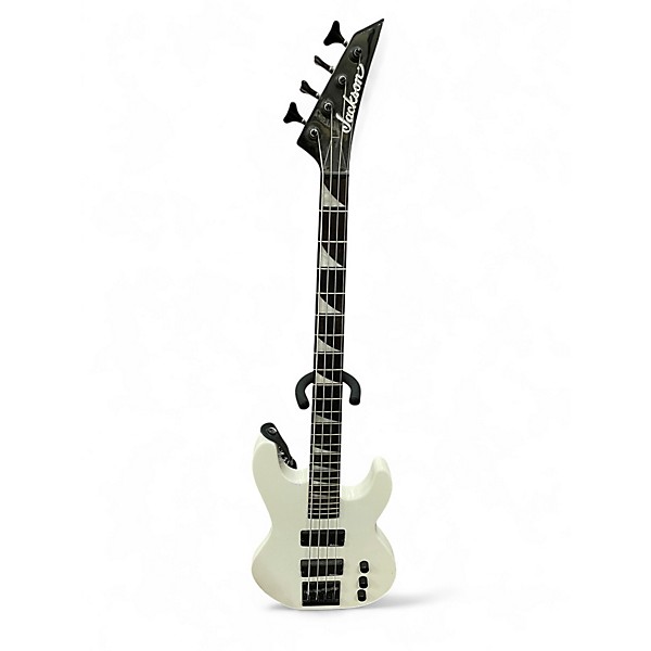 Used Jackson JS2 Concert Classic White Electric Bass Guitar