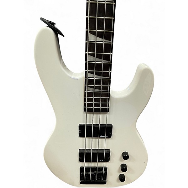 Used Jackson JS2 Concert Classic White Electric Bass Guitar