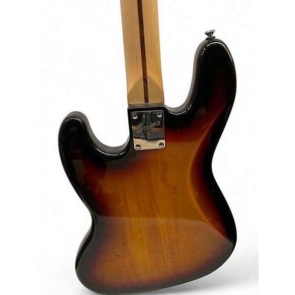 Used Squier Vintage Modified Fretless Jazz Bass 3 Tone Sunburst Electric Bass Guitar