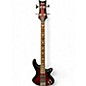 Used Schecter Guitar Research Stiletto Extreme 4 String Cherry Sunburst Electric Bass Guitar