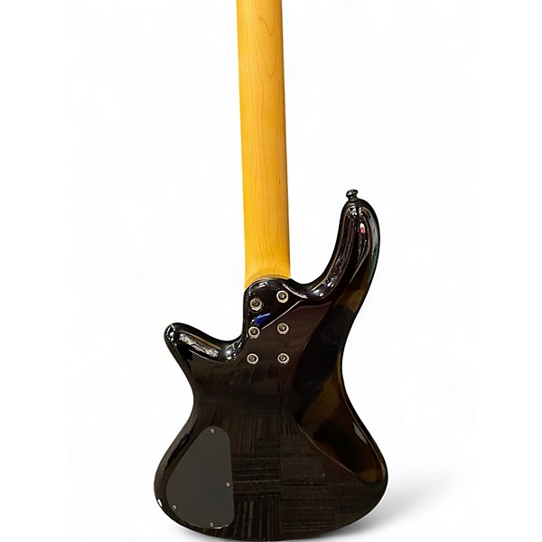 Used Schecter Guitar Research Stiletto Extreme 4 String Cherry Sunburst Electric Bass Guitar