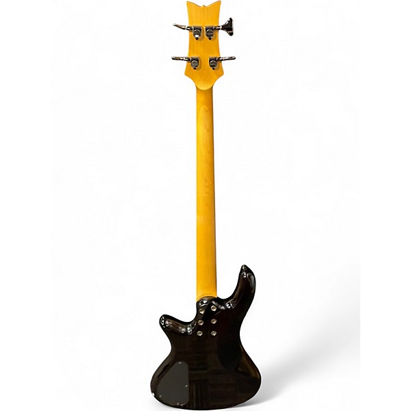 Used Schecter Guitar Research Stiletto Extreme 4 String Cherry Sunburst Electric Bass Guitar