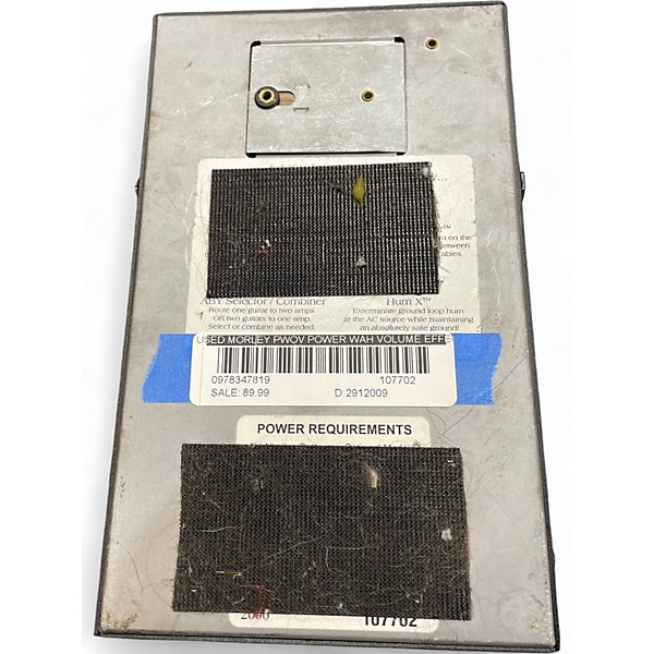 Used Morley PWOV Power Wah Volume Effect Pedal