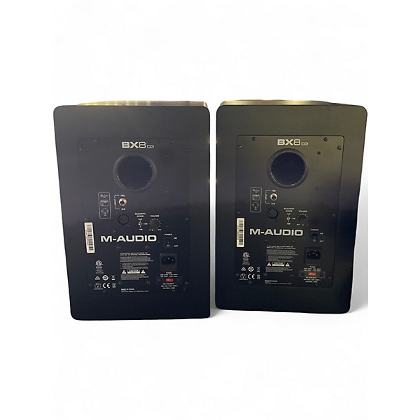 Used M-Audio BX8 D3 PAIR Powered Monitor