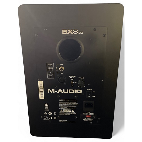 Used M-Audio BX8 D3 PAIR Powered Monitor