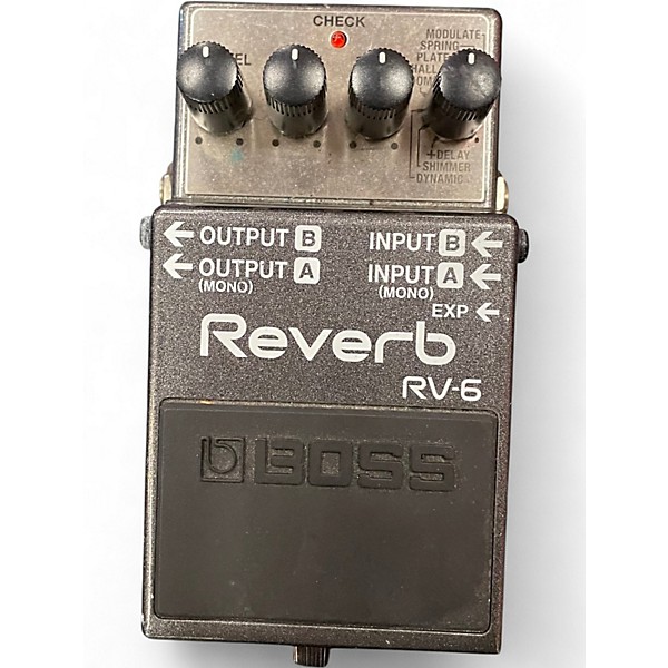 Used BOSS RV6 Digital Reverb Effect Pedal