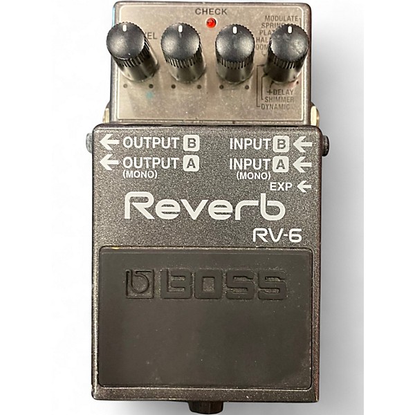 Used BOSS RV6 Digital Reverb Effect Pedal