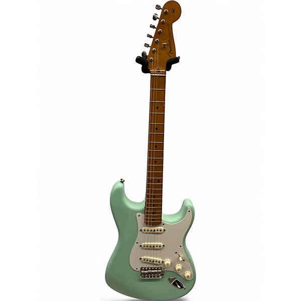 Used Fender Standard Stratocaster Seafoam Green Solid Body Electric Guitar
