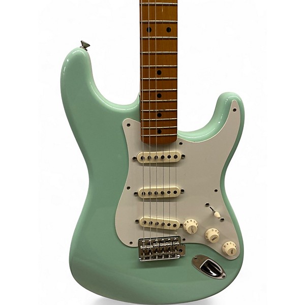 Used Fender Standard Stratocaster Seafoam Green Solid Body Electric Guitar