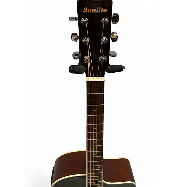 Used Sunlight GWJ-2600 Sunburst Acoustic Electric Guitar