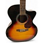 Used Sunlight GWJ-2600 Sunburst Acoustic Electric Guitar