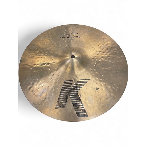 Used Zildjian 15in K Custom Dark Crash Cymbal