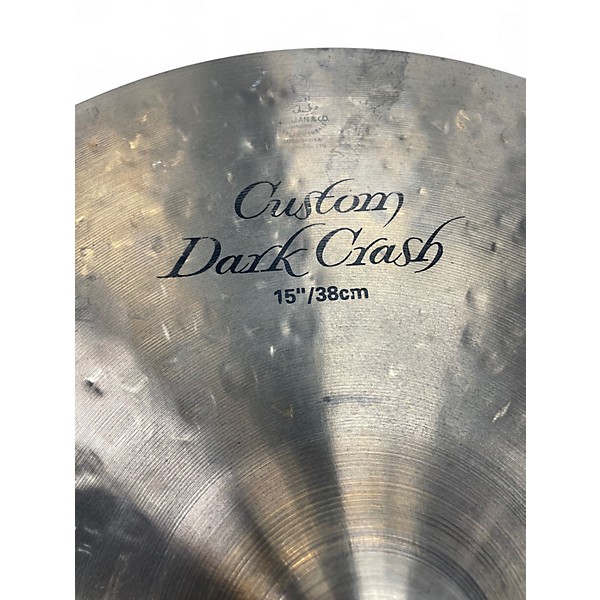 Used Zildjian 15in K Custom Dark Crash Cymbal