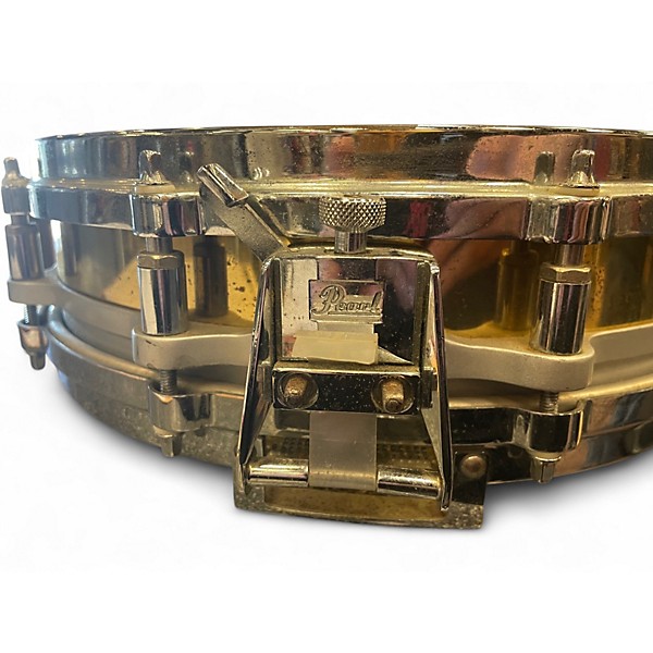 Used Pearl 3X14 Free Floating Snare BRASS Drum
