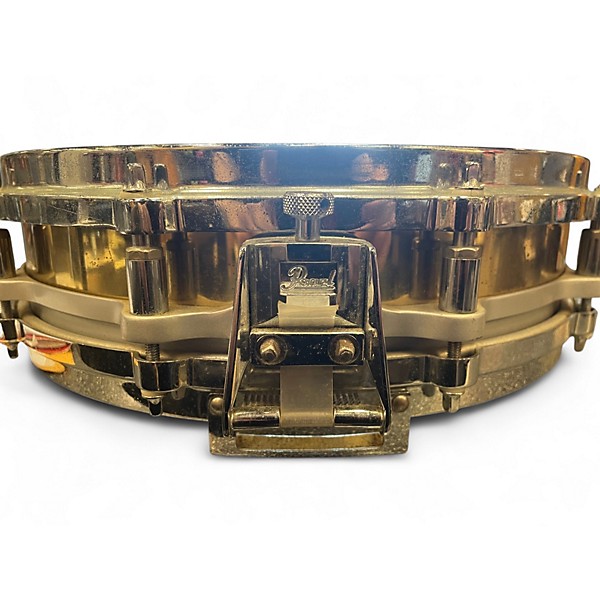 Used Pearl 3X14 Free Floating Snare BRASS Drum