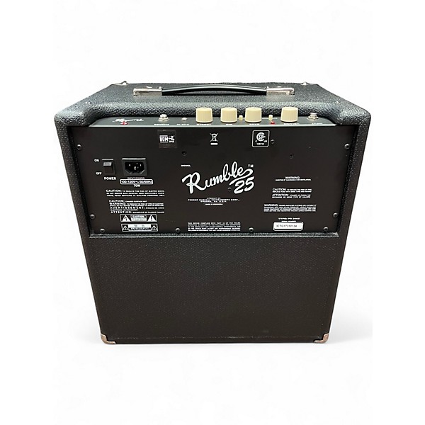 Used Fender Rumble 25 25W 1x8 Bass Combo Amp