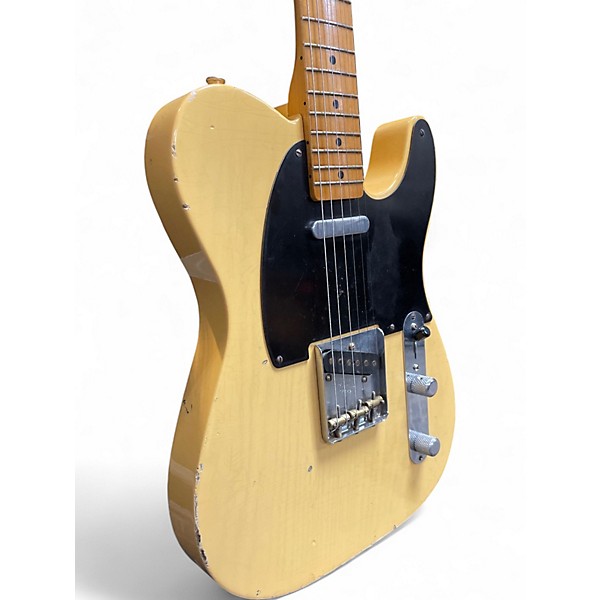 Used 2008 Fender Custom Shop 1951 Nocaster Heavy Relic Honey Blonde Solid Body Electric Guitar