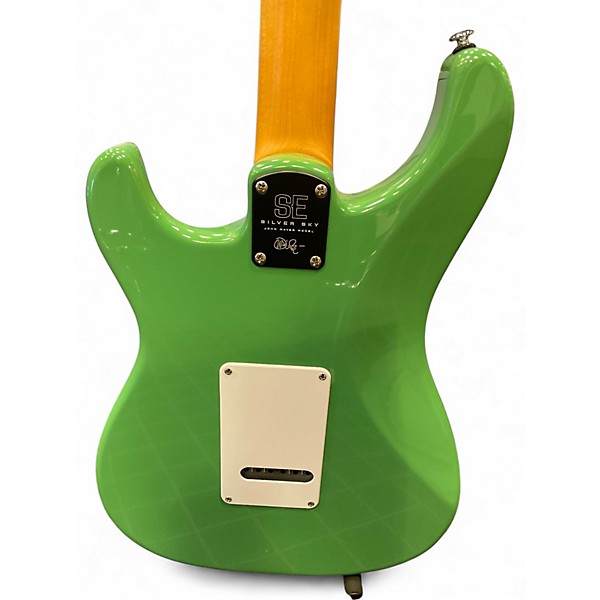 Used PRS SE Silver Sky Apple Green Solid Body Electric Guitar