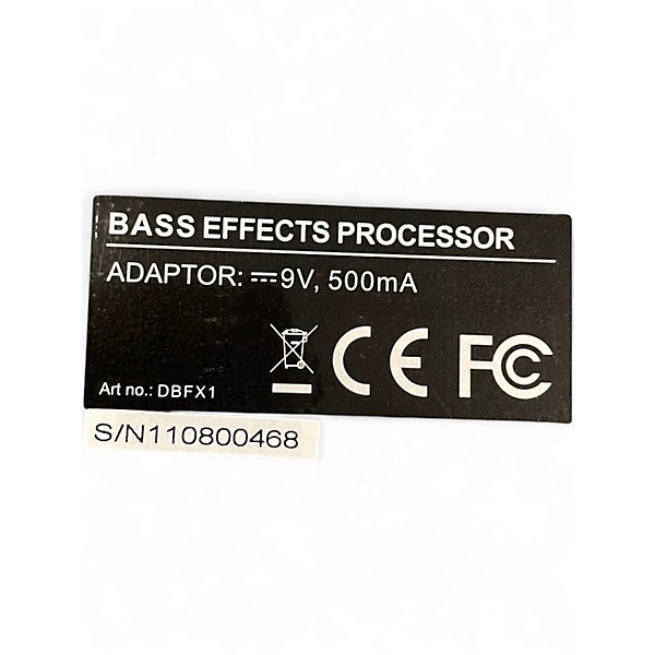 Used DeltaLab DBFX1 Bass Effect Pedal