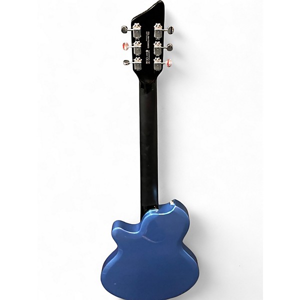 Used Supro 2020BM Westbury Dual Pickup Ocean Blue Metallic Solid Body Electric Guitar