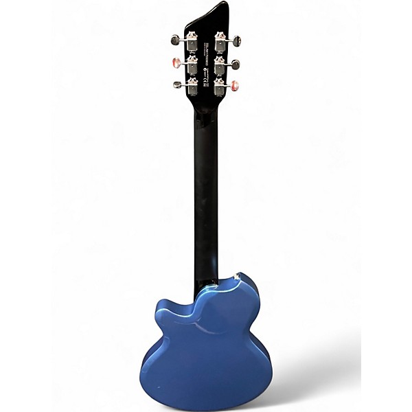 Used Supro 2020BM Westbury Dual Pickup Ocean Blue Metallic Solid Body Electric Guitar