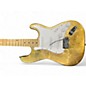 Used King "S" Style Gold Solid Body Electric Guitar
