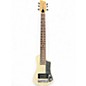 Used Brownsville New York MIni White Electric Guitar thumbnail