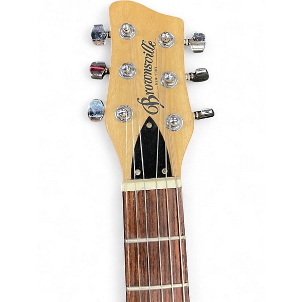Used Brownsville New York MIni White Electric Guitar