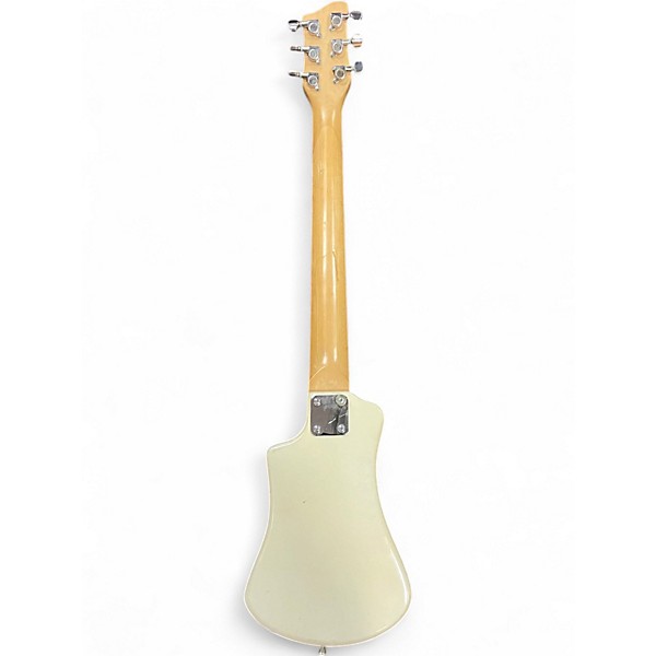 Used Brownsville New York MIni White Electric Guitar